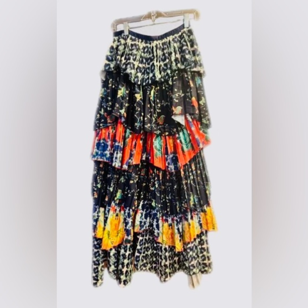 L’Atiste small tiered playful maxi skirt